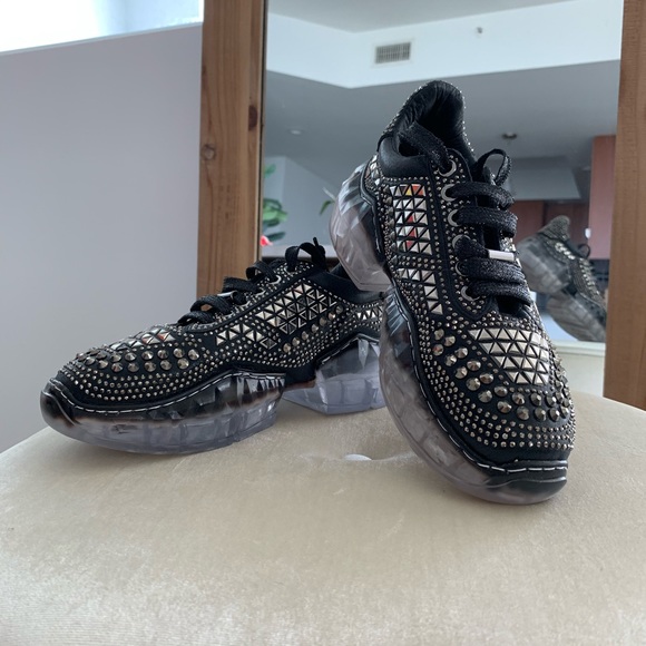 Shoes - Embellished Chunky Sneakers